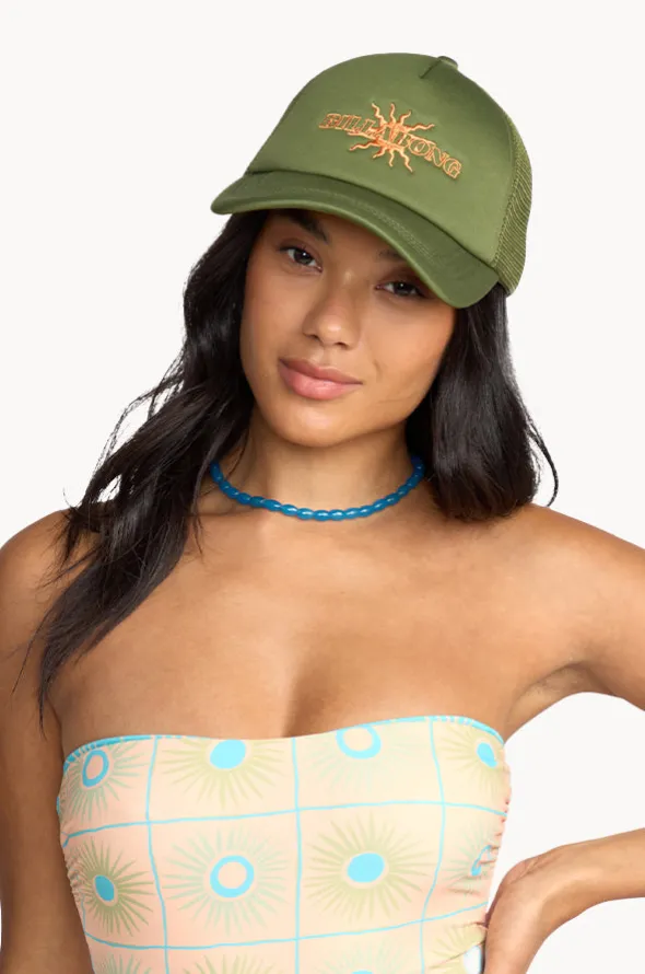 Across Waves Trucker Cap