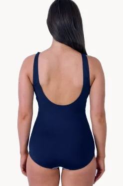 Anchor Stripe Pintuck One Piece