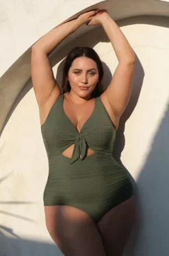 Aria Cezanne D/DD Cup Tie Front One Piece