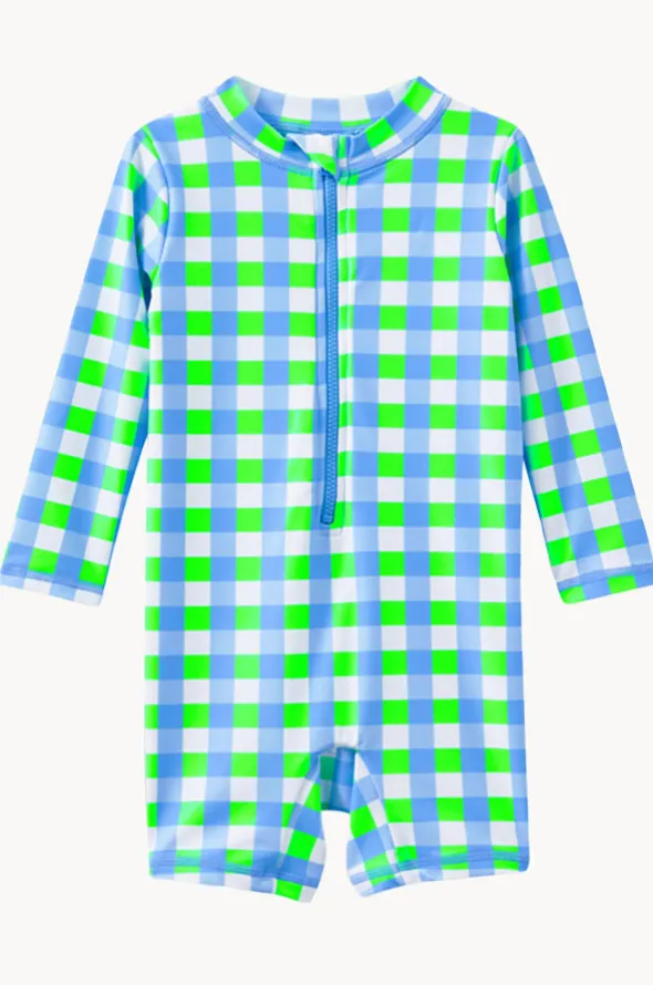 Baby Boys Check Sunsuit