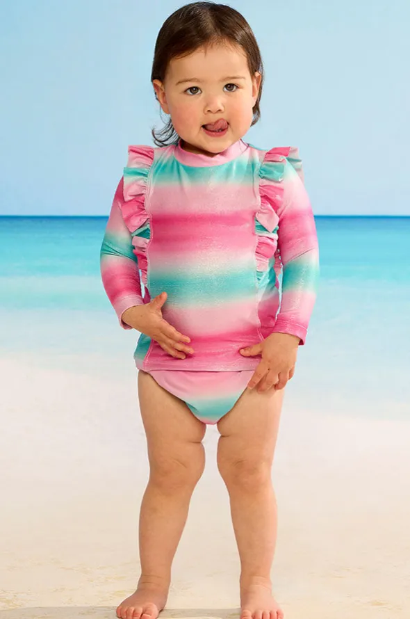 Baby Girls Ombre Suntop Set