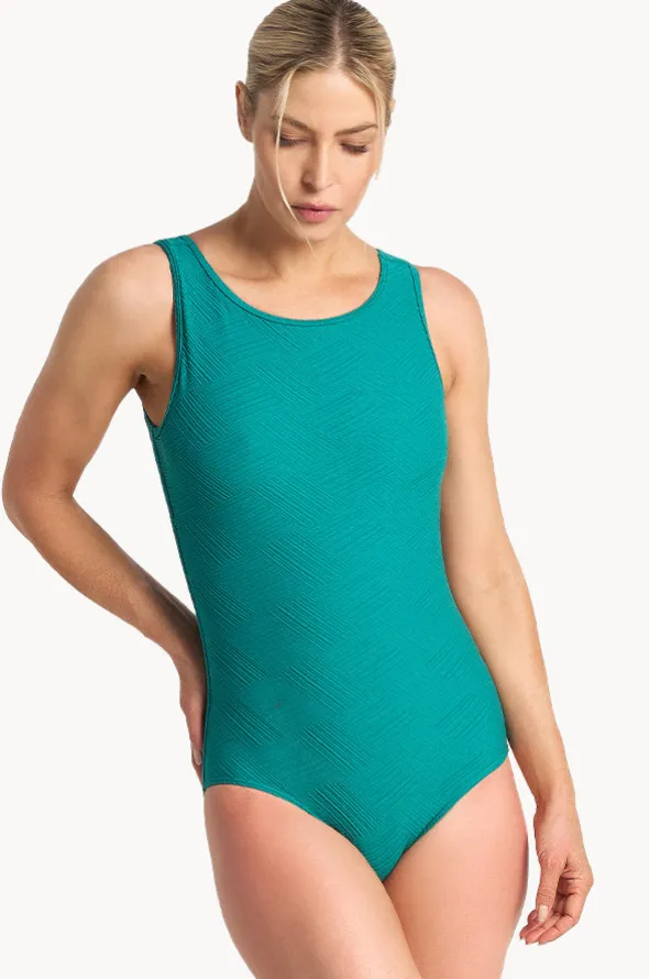 Barbados Scoop Back One Piece