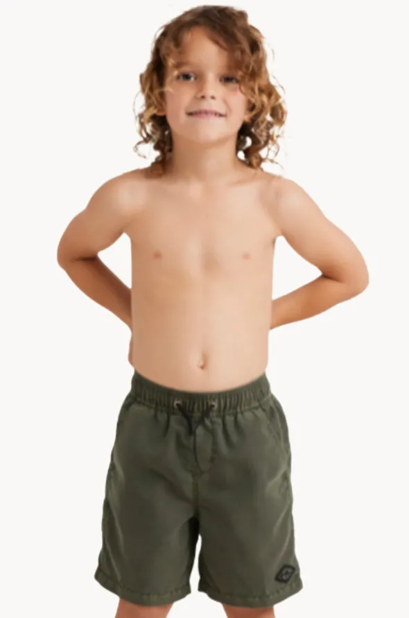 Boys All Day Overdye Layback Boardshort