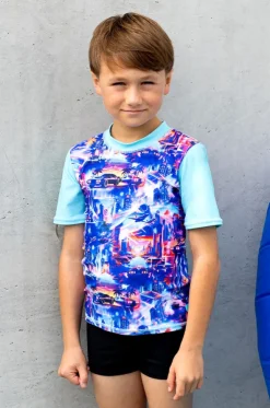 Boys Arcade Short Sleeve Suntop Set