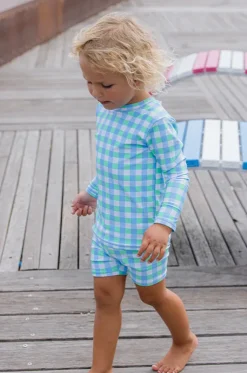 Boys Check Swim Short