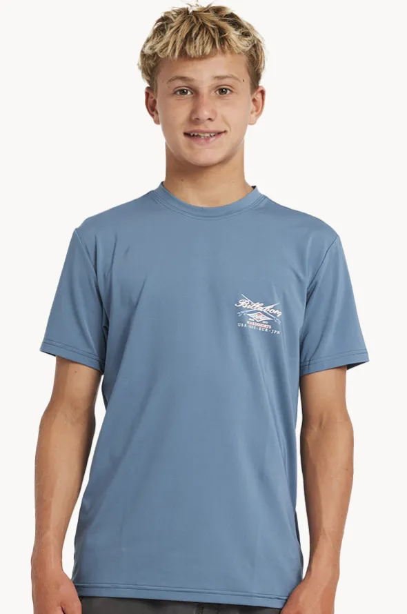 Boys Crossboards Short Sleeve Suntop