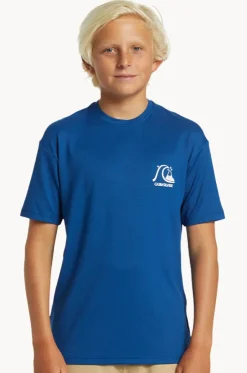 Boys DNA Bubble Logo Short Sleeve Suntop