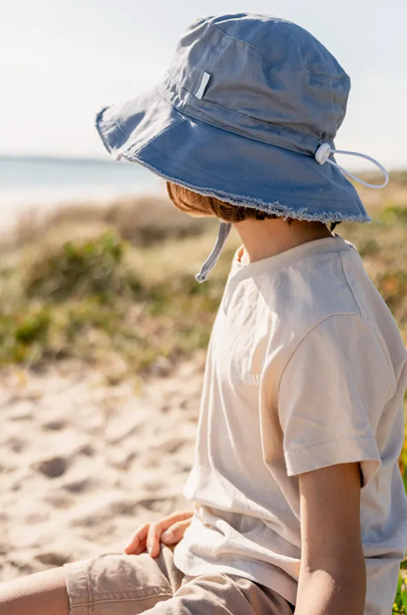 Boys Frayed Bucket Hat