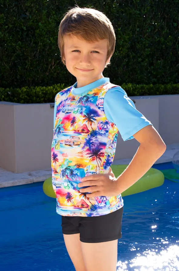 Boys Miami Beach Suntop Set