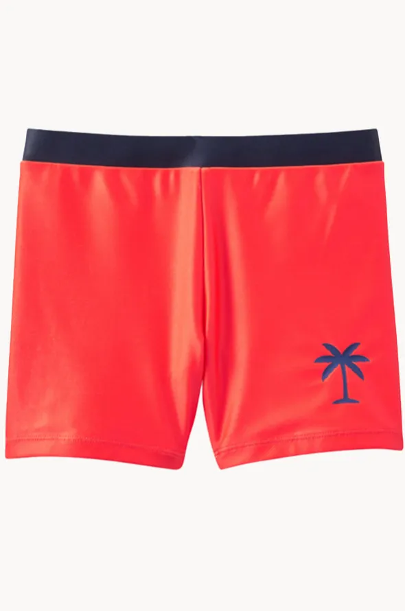 Boys Red Swim Short
