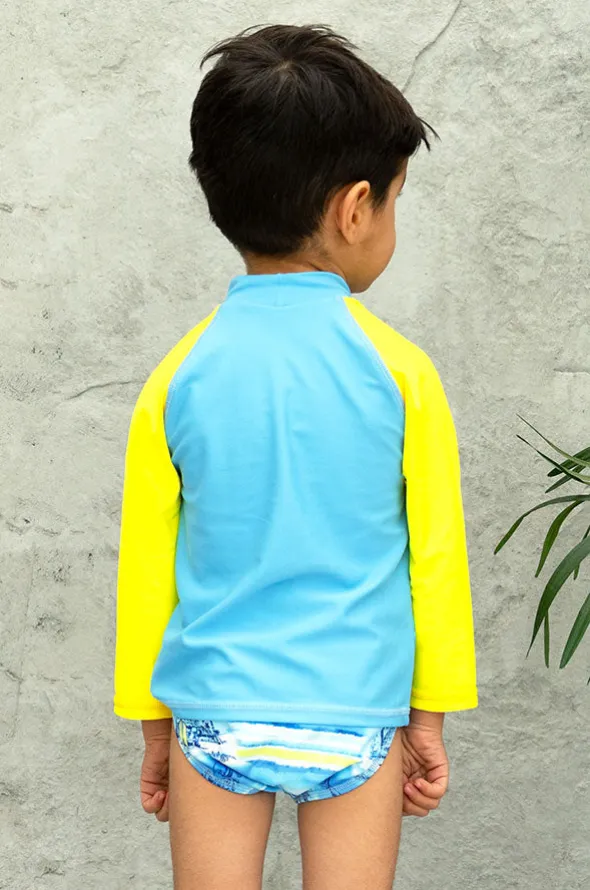 Boys Shipwrecked Long Sleeve Suntop