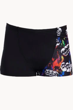 Boys Skull V Cut Aquashort