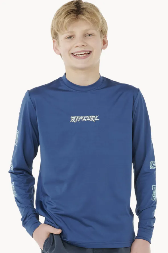 Boys Tropic Daze Long Sleeve Suntop