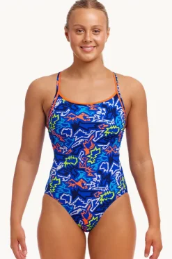 Broken Hearts Diamond Back One Piece