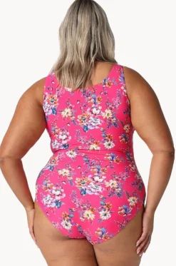 Castaway Zip High Neck One Piece