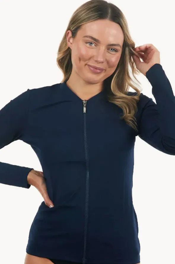 Classic Zip Long Sleeve Suntop