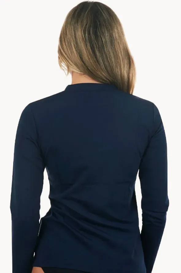 Classic Zip Long Sleeve Suntop