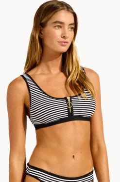 Clubhouse Zip Front Tank Top