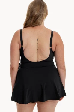 Cross Over Swim Dress