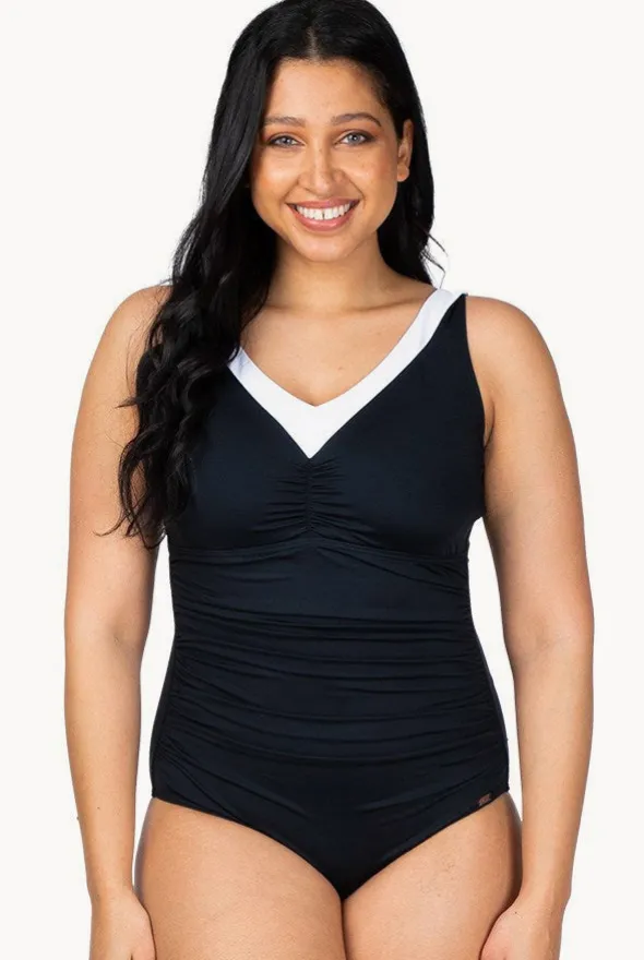 DD/E Cup Ruched Front One Piece