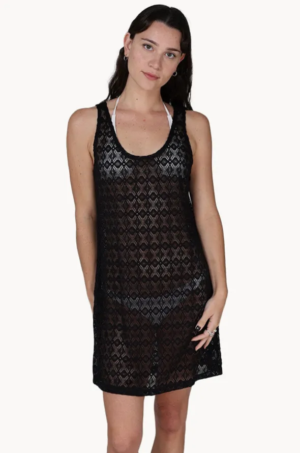Diamante Scoop Neck Tank Dress