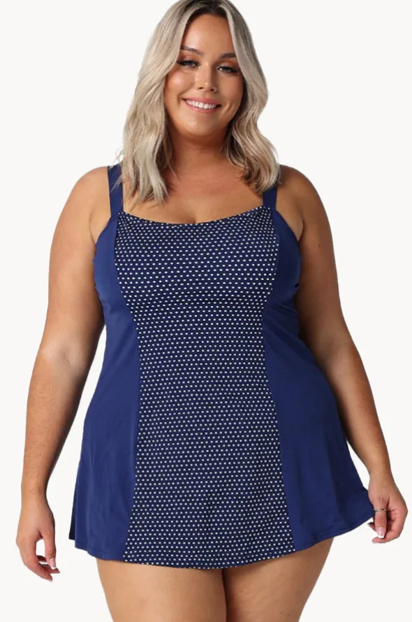 Dots Swim Dress One Piece