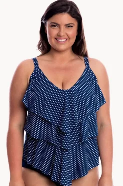 Dots Tiered Tankini Separate
