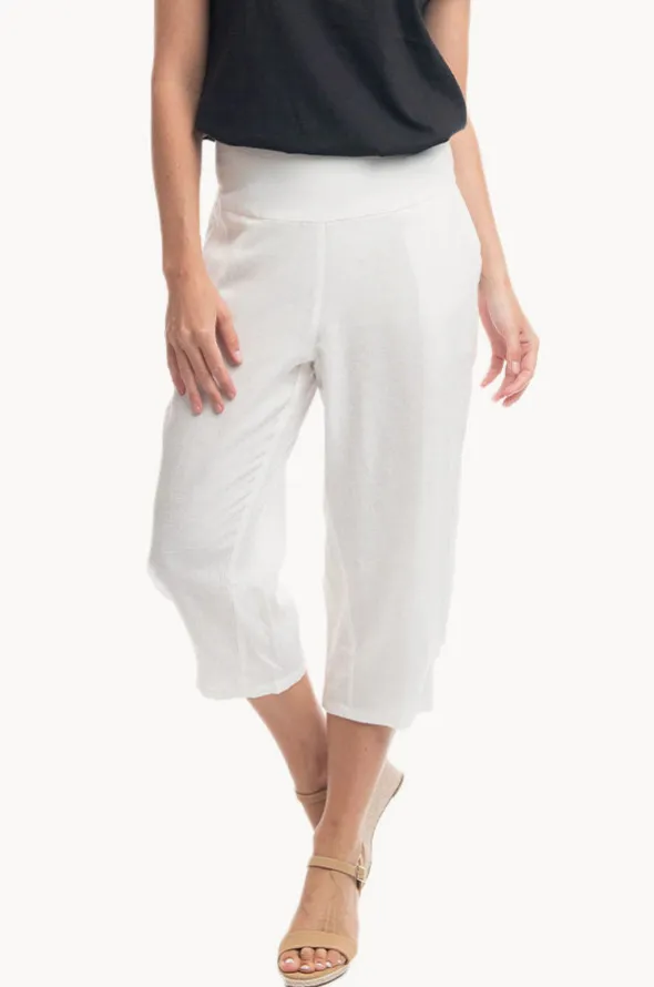 Essentials Linen 3/4 Pant