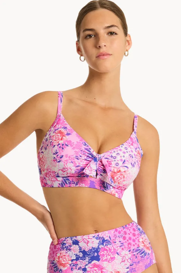 Fiesta DD/E Cup Tie Front Bralette