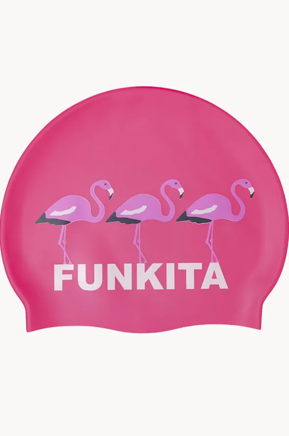 Flaming Go Gos Swim Cap