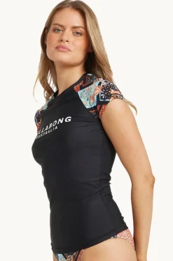 Forever Folk Wahine Short Sleeve Suntop