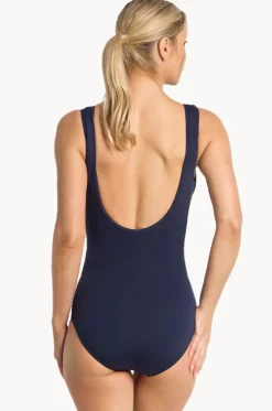 Frill Cross Over One Piece