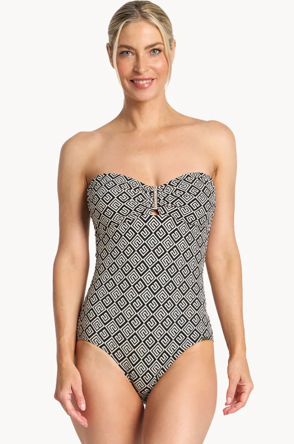 Geneva Bar Bandeau One Piece