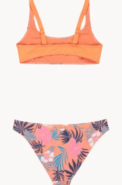 Girls Active Floral Bralette Set