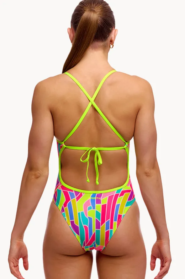 Girls Candy Cracks Tie Me Tight One Piece