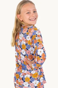 Girls Flower Power Suntop