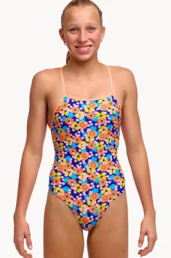 Girls Killer Flowers Tie Me Tight One Piece