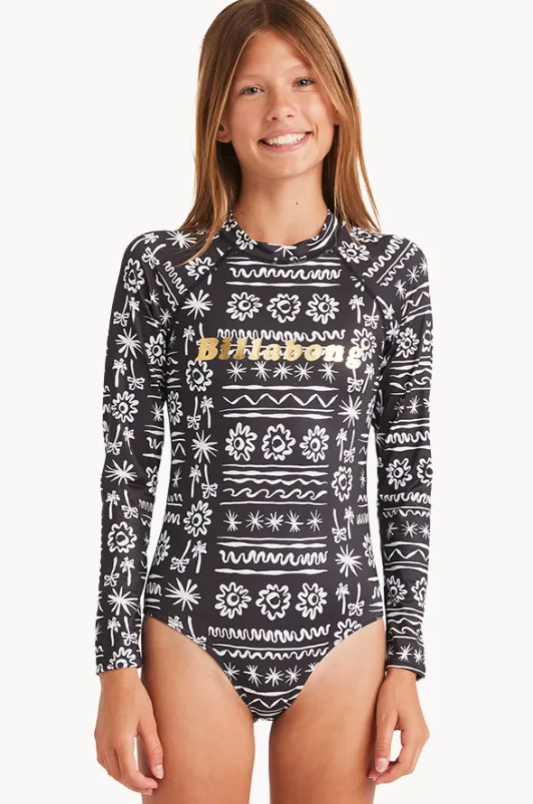 Girls Lost On You Long Sleeve Sunsuit