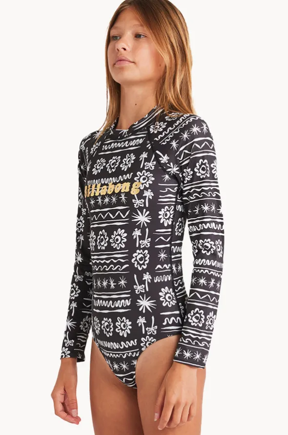 Girls Lost On You Long Sleeve Sunsuit
