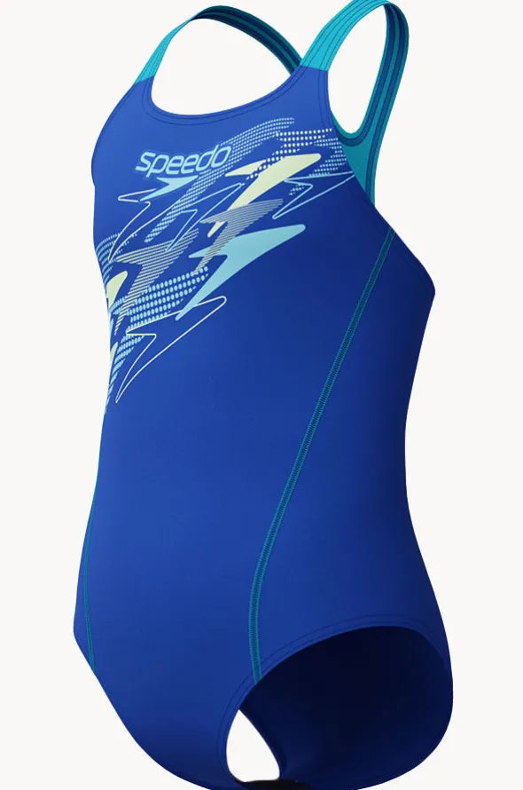 Girls Medley Logo Medalist One Piece