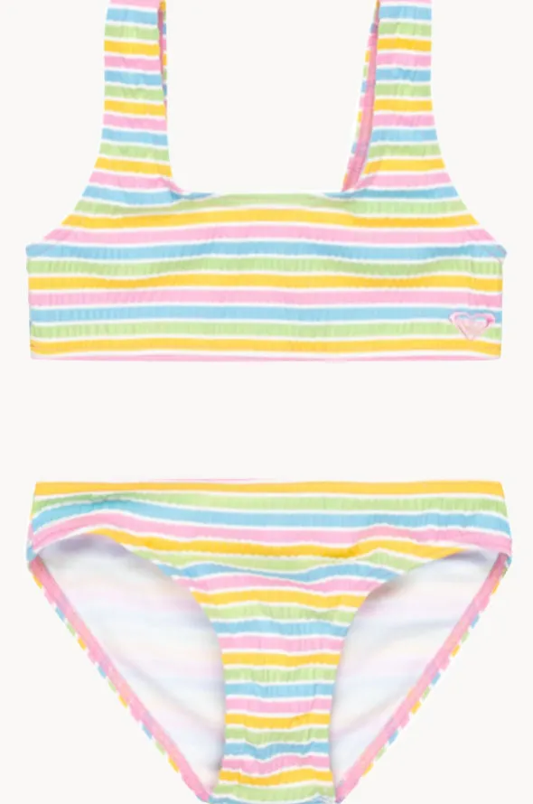 Girls Mirage Stripe Bralette Set