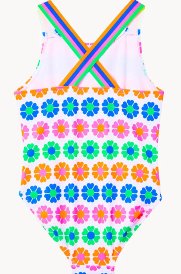 Girls Neon Fun Sporty One Piece