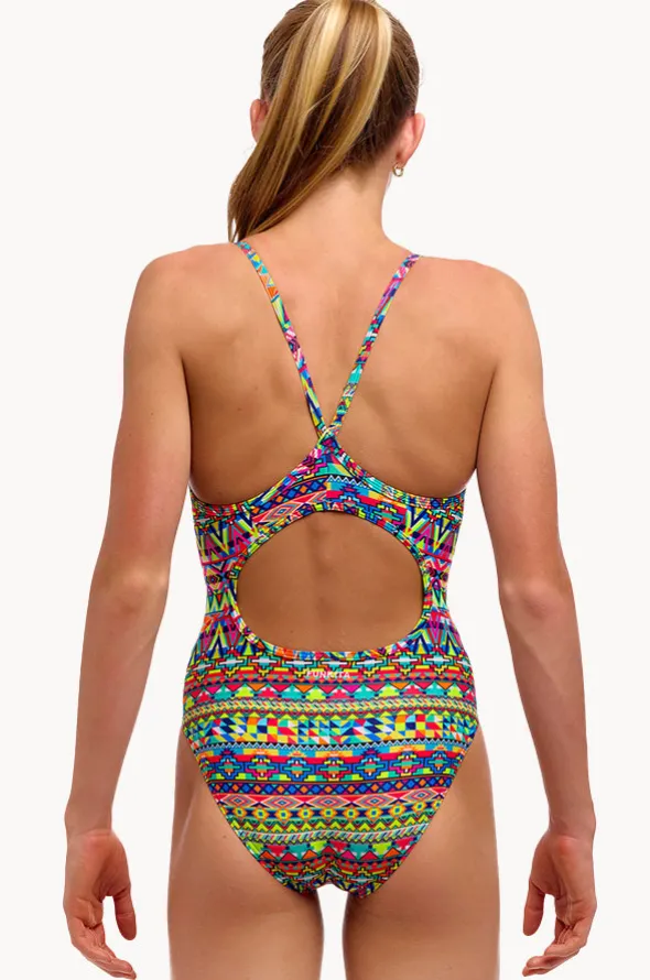 Girls Packed Up Diamond Back One Piece