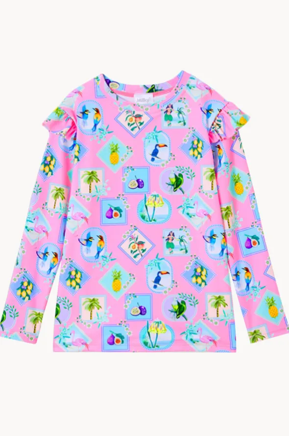 Girls Pink Resort Suntop