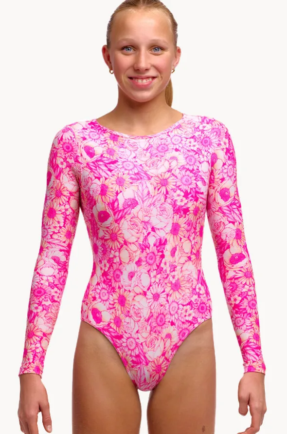 Girls Rosie Cheeky Long Shot Sunsuit