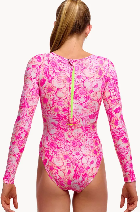Girls Rosie Cheeky Long Shot Sunsuit
