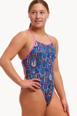 Girls Spread My Wings Single Strap One Piece