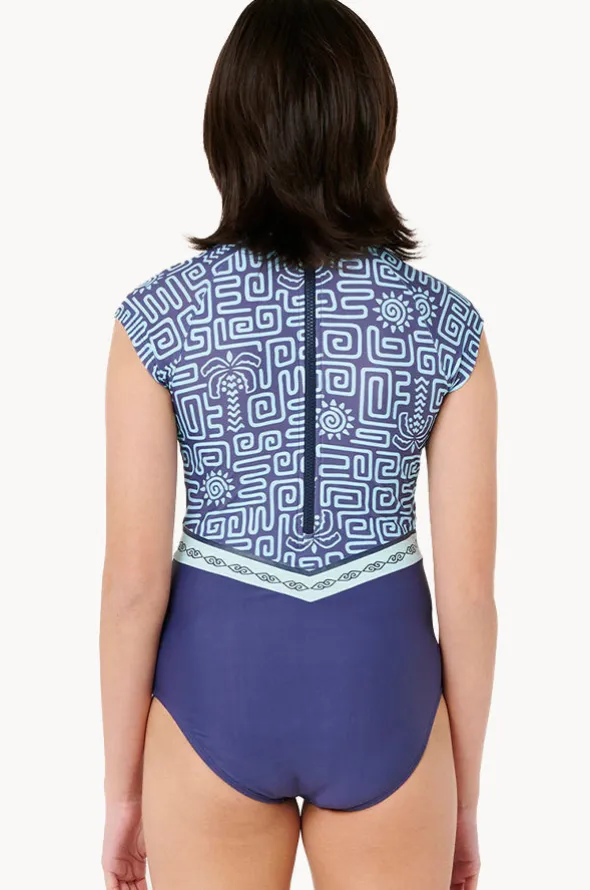 Girls Sunset Luau Sunsuit