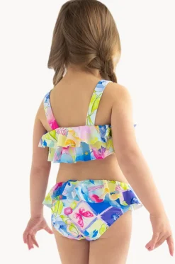 Girls Surrealism Frill Crop Set