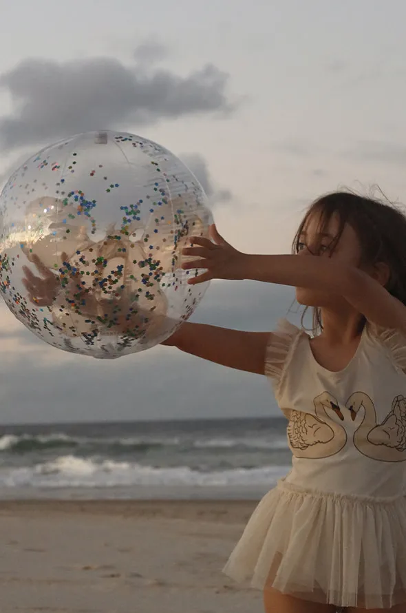Glitter Cotton Candy 3D Inflatable Beach Ball
